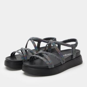 Audie Phosphorescence Black Sandal