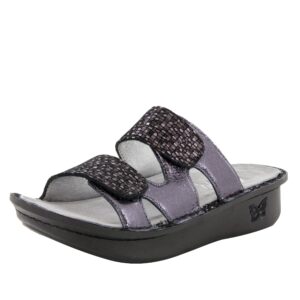 Camille Tile Me More Pewter Sandal