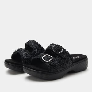 Oona Fancy Black Sandal